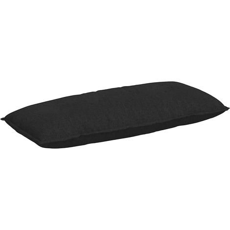 Coussin de Dos Noir 120 x 19 x 50 cm tissu CFW34250 (1/5)