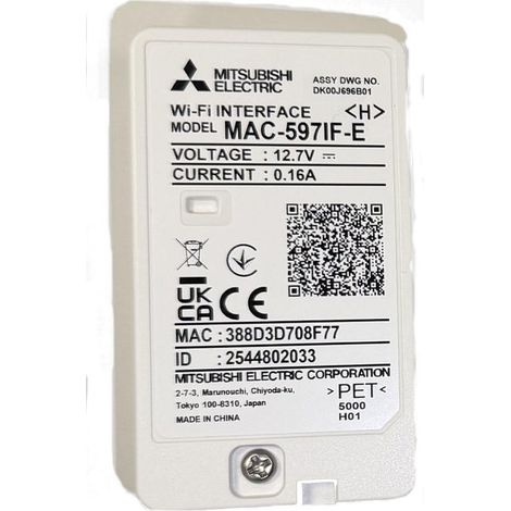 Mitsubishi Electric Interfaccia WI-FI  MAC-597IF-E