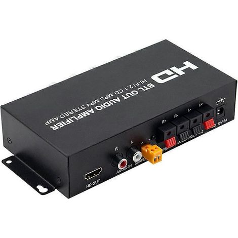 HI-FI 2.1CH Audio Amplificateur 160W Plus 80W Bluetooth Hdmi-Compatible/rca/aux Basse/aigu Commande pour