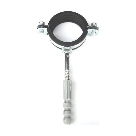 Supporto per morsetto per tubi da 15-18 mm (3/8 di pollice) con guarnizione in gomma. (1/2)
