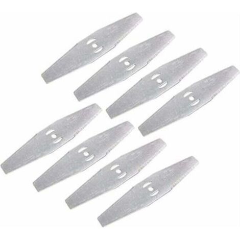 Coupe Bordure Lame De Rechange, 16Pcs Lames Métal Coupe Bordure, Lame Tondeuse à Gazon Universelle, pour Coupe Bordure sans Fil Garniture De Jardin,Metal Blade
