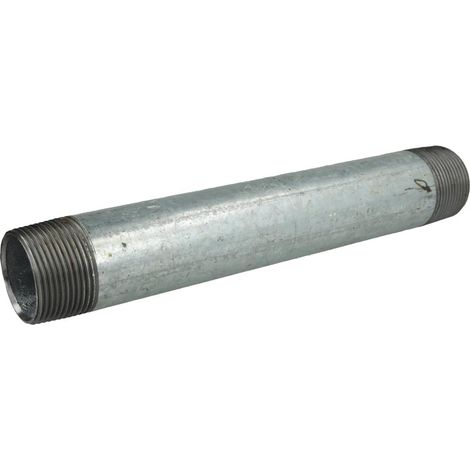 Nipple double galvanisé 1 1/4'' x 250 mm
