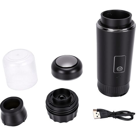 Cafetière de voyage sans fil avec pompe à chaleur et pression, machine électrique portable pour la maison et le bureau (1/5)