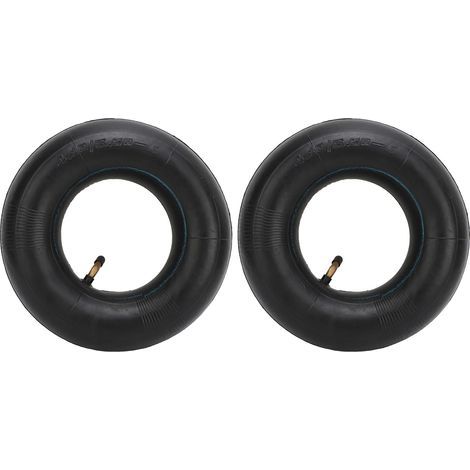 AKLOSIPY 2 Chambres à Air 4.10/3.50-4, en Caoutchouc Naturel épais pour des Balades Durables et sûres. Valve Coudée TR87, pour Une Résistance à la Crevaison et des Balades en Douceur.. (1/5)