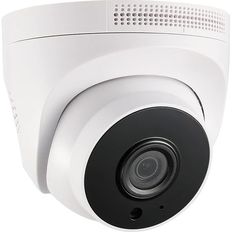 5MP IP POE avec Microphone Caméra Audio de sécurité d'intérieur à dôme avec Objectif 3,6 mm, 3 LED Infrarouge Vision de Nuit P2P Caméra POE CCTV H.265 (I3006-POE-Audio-HS-S) (1/5)