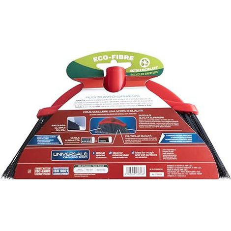 Tonkita Scopa Universale TK620 Per Interni Ed Esterni Setole Semi-Rigide In PET Riciclato (1/4)