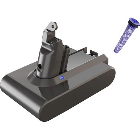 Batterie Lithium, Capacité 6000mAh, Compatible avec les Modèles V6, batterie et filtre (1/2)