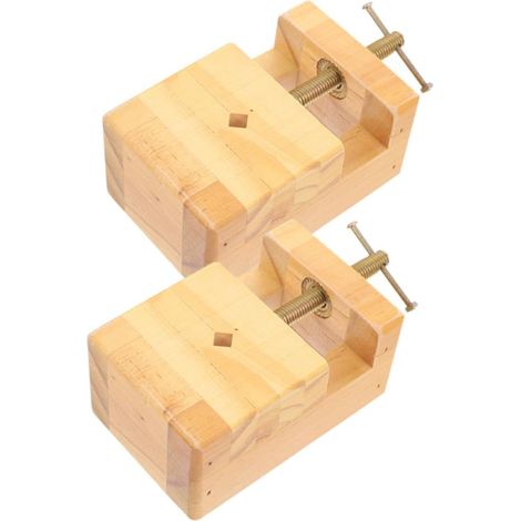 ces tau De Sculpture Bois Moyenne Pince Fixation Artisanale (1/5)