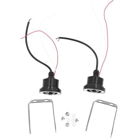 Lot 30W 2.5in Anti-Brouillard Avant LED 1200LM IP65 Étanche Blanc Universel 12V Anneau Extérieur (1/5)