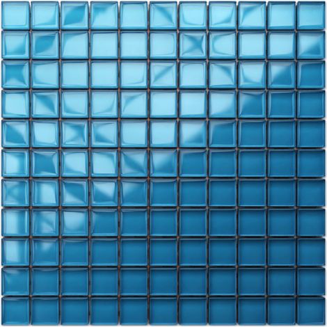 Glas-Mosaik für Badezimmer Küche 30 x 30cm - Sapphire seas (1/5)