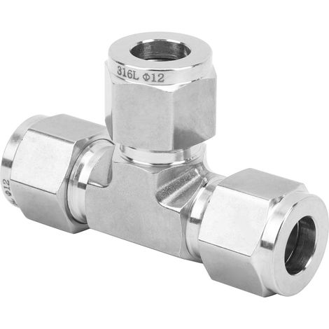 Kompressions-T-Stück, gleicher Durchmesser, aus warmgeschmiedetem Edelstahl 316 SS-600-3Ф12 (1/5)