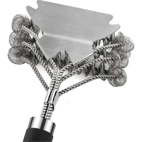 Setola per griglia e skrapa - Säker grill setola per griglia - Rengörare for grill galler e rostfritt stål - Säkra grilltillbehör (1/5)