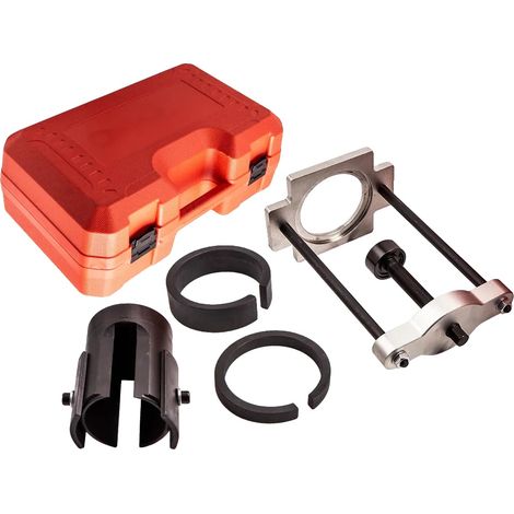 Herramienta para extraer los bujes del brazo de suspensión. Longitud: 45 mm, Ancho: 25 mm, Altura: 17 mm, Peso: 13 g. Compatible con Ford y Volvo. (1/5)