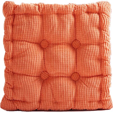 Coussin De Siege - Mousse Memoire 5 cm - Dos Non Glissant Microdots - Pour Chaise Bureau Cuisine Salon - 1 Unite (1/5)