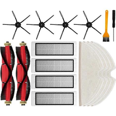 Pièces détachées pour aspirateurs robots S5 Max, S50, S55, S5, S6, S6 MaxV, S6 Pure, E4 et E5 : brosse principale, filtre, lingettes de nettoyage (1/5)