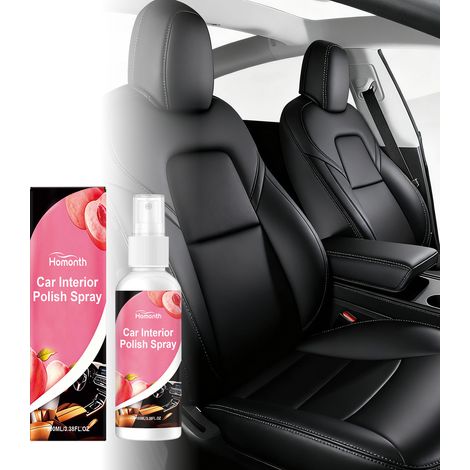 Auto-Innenraumpflegespray mit Pfirsichduft, zur Reinigung von Armaturenbrett und Sitzen, für die tägliche Pflege – 100 ml -- DTEKGAZ (1/5)
