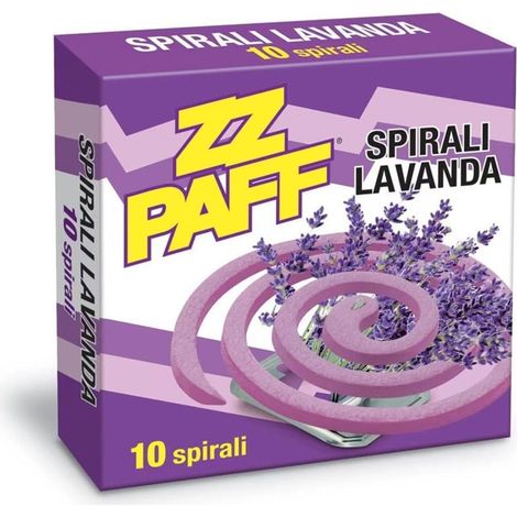 TRADE SHOP - Set 24pz Da 10 Spirali Lavanda Spiralette Insetticide Repellente Per Zanzare 009718 -