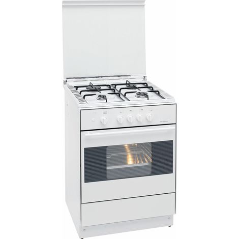 Oranier Gas-Heiz- und Koch-Standherd FZ 2024 - Weiß, Erdgas, 60cm