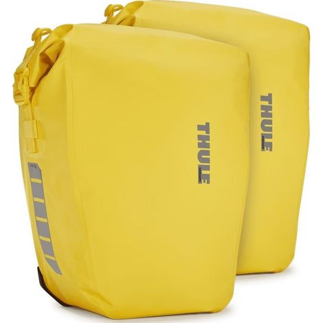 Alforjas Thule 5405 Shield de 25 litros (par), color amarillo. (1/3)