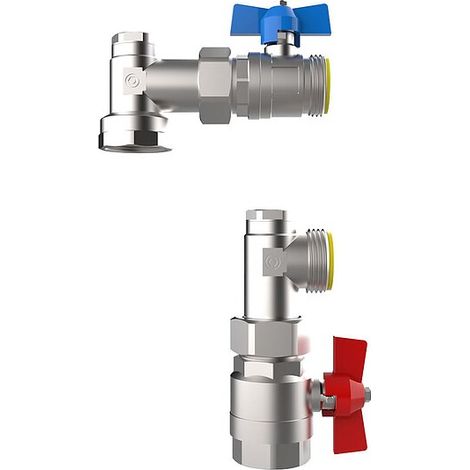 Buderus Kugelhahnset Logafloor KHS V3/4, 2x Kugelhähne 3/4", vertikal
