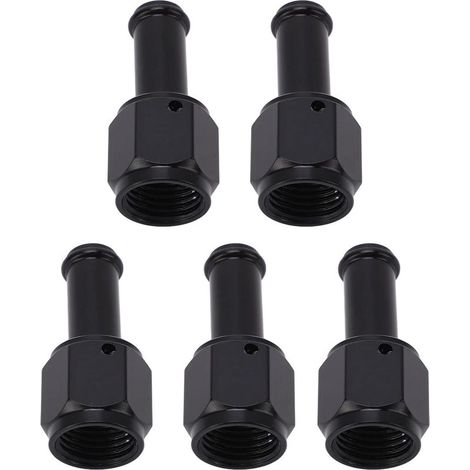 5 pièces 6an femelle à 5/16 NPT adaptateur de raccord en alliage d'aluminium adaptateur de filetage femelle à mâle (1/5)