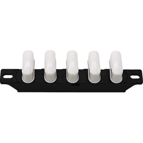 Interrupteur à 5 touches pour ventilateur avec 4 vitesses, à souder, type piano, pour l'entretien des ventilateurs sur pied ou de table. (1/5)