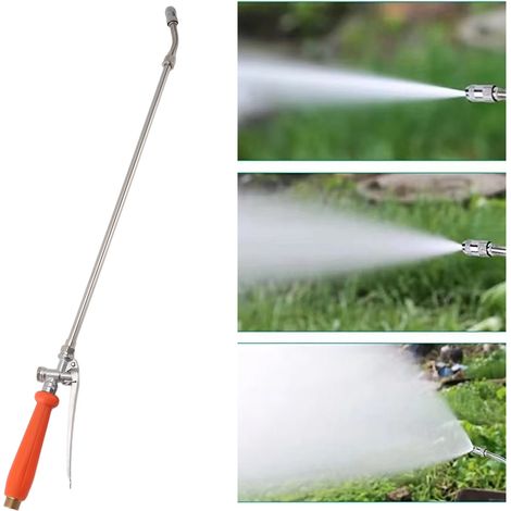 Lance de Pulvérisation Professionnel WandSpray TS-C304 Cuivre et Acier Inoxydable, Flexible avec Nozzle Anti-Gouttes pour Plantes et Automobiles (1/5)