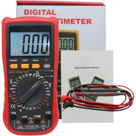 Tester Digitale Multimetro Professionale VOLT AMPERE FARAD PUNTALI YI-58L (1/5)