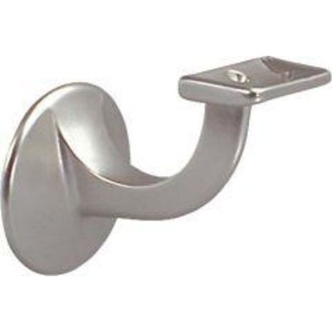 Support de garde-corps avec filetage M8 support plat inox mat (1/3)