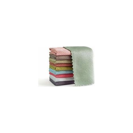Lot de 10 chiffons magiques en microfibre multicolores 30 x 40 cm, nettoyage cuisine, voiture, maison –