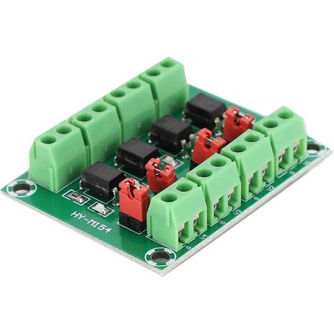 4-Channel 3.3V to 5V to 0.6V Optocoupler-Insulated Voltage Converter Adapter Board with Photoelectric Isolation for Relay Control (1/5)