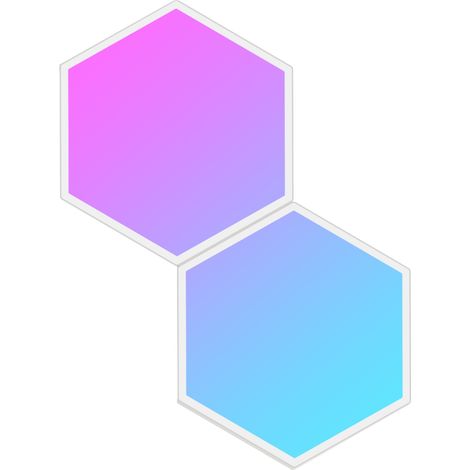 GOVEE LED-Panel Glide Hexa Light, EEK: G, Erweiterungsset, RGB, 2 Stück (1/5)