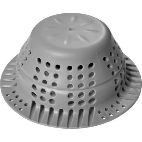Colador de bañera con tapón integrado, rejilla protectora para desagüe de bañera, tapón de desagüe de 11,6 x 4,2 cm. (1/5)