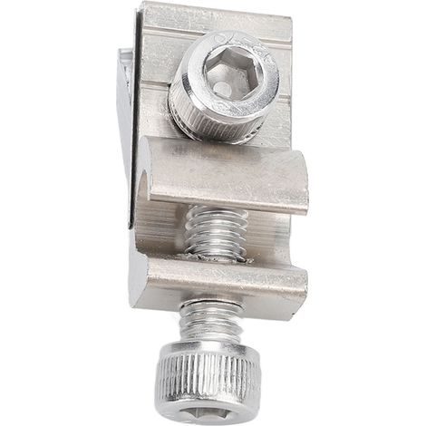 Lot de 10 pinces de mise à la terre standard pour panneaux solaires, pinces pour câbles de terre, accessoires de montage pour modules solaires (1/5)