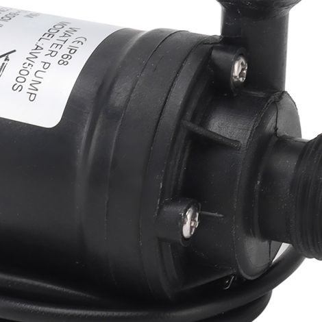 Mini pompe à eau silencieuse et étanche IP68 pour petits aquariums et fontaines pour animaux de compagnie, 12 V CC, 19 W (1/5)