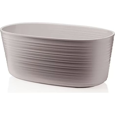 Porte-vase multiplo Tierra 154x292x118 en plastique recyclé 3L (1/2)