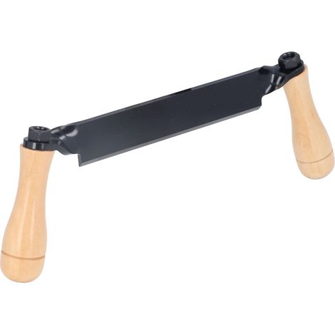 Couteau à Dessiner en Acier au Tungstène - Rasoir Droit, Éplucheur D'écorce Durable pour Écorçage du Bois, Poteau de Clôture, Bûches (10") (1/5)