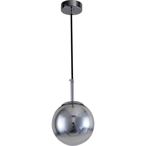 Palla 1 E14 lampada a sospensione trasparente light prestige LP-2844/1P S CH (1/4)