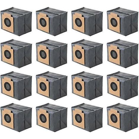 Packung mit 16 Staubbeuteln für den Eufy Clean X8 Pro / X10 Pro Omni Saugroboter, automatische Entleerungsstation, Einwegbeutel mit großem Fassungsvermögen