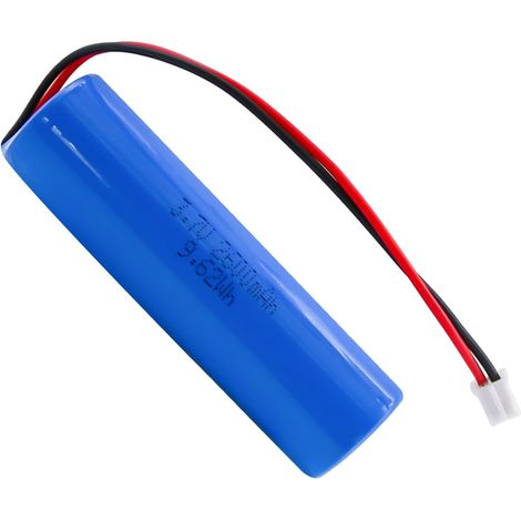 Batterie lithium-ion 3,7 V 2600 mAh avec connecteur PH2,0 – Batterie Li-ion rechargeable pour lampes de poche, télécommande, jouets et appareils électroniques (1/5)