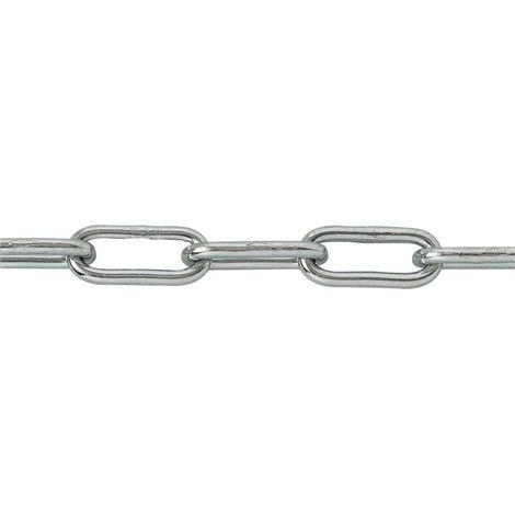 Gerades Schweißkette mit langer Masche, 25 m Rolle, 2,5 mm