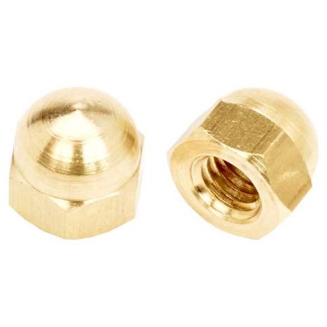 Dado Cieco Ottone Lucido Mm.8