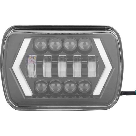 Jeffergarden 210W 6000K 21000LM H4 phare LED IP67 phare adapté pour Jeep Cherokee XJ 12-24V-DOU