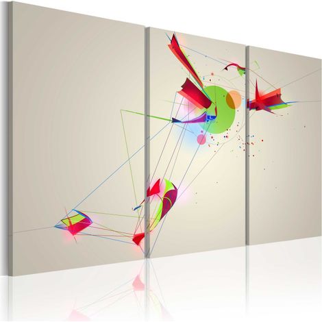 Tableau Imprimé "Formes & Couleurs" 60 x 90 cm (1/2)