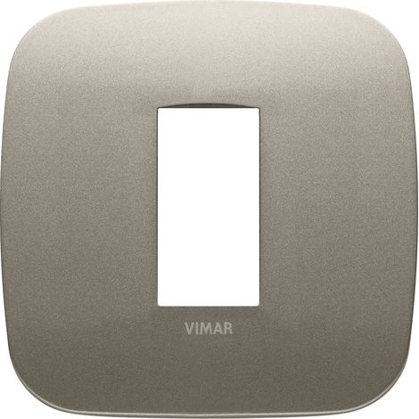 VIMAR - 19671.13 Placca Round 1M champagne matt
