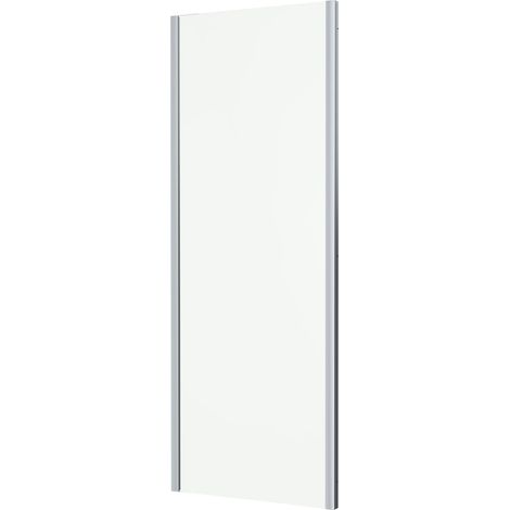 700mm Side Panel 8mm Toughened Safety Glass Screen Chrome Easy Clean Enclosure (1/3)