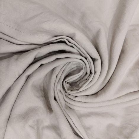 Parure Housse de Couette en Microfibre lavée 240x220 cm Boheme Lin (1/2)
