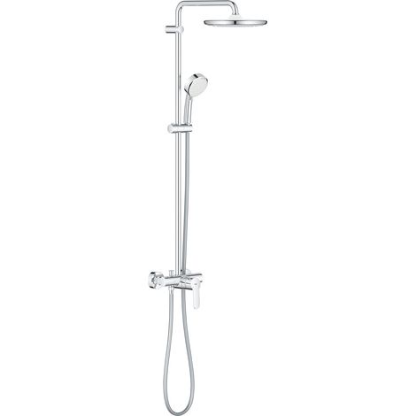GROHE 26 673 000 TEMPESTA COSMOPOLITAN SYSTEM 250 Grifo Monomando Gran Ducha Cromo Blanco - ref: 26 673 000 (1/5)