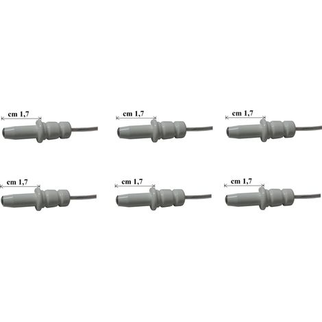 6 PZ ILVE CANDELA CANDELETTA DI ACCENSIONE CUCINA A GAS H 2620 34.3 (1/2)