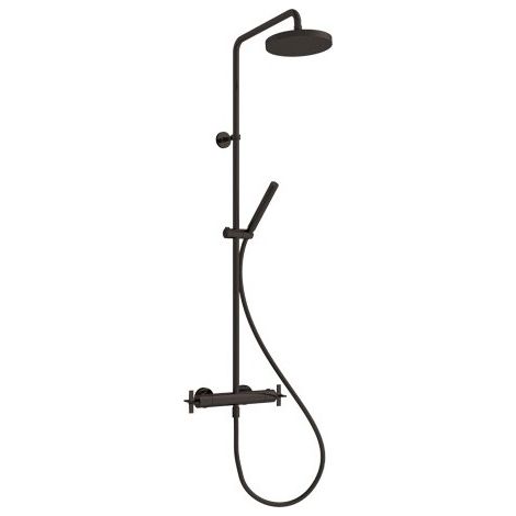 Colonne De Douche Cross Road Thermostatique Complete Blackmat Robinetterie CROSS ROAD - CRISTINA ONDYNA CR48613